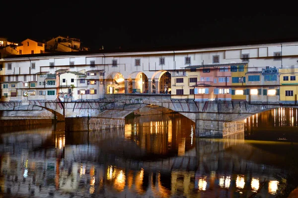 Italie Florence Décembre 2018 Célèbre Vieux Pont Ponte Vecchio Florence — Photo