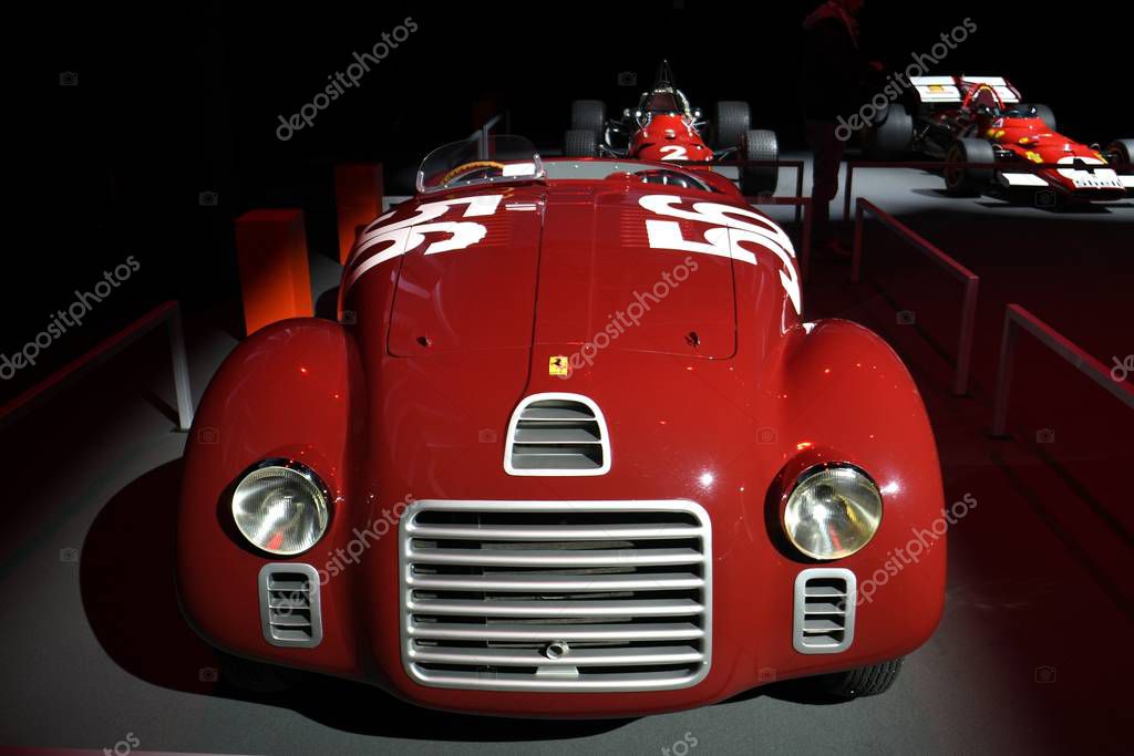 Mugello Circuit, 25 October 2019: The first Ferrari 125 S year 1947 on display during Finali Mondiali Ferrari 2019 at Mugello Circuit in Italy.