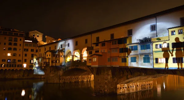 Italie Florence Décembre 2019 Célèbre Vieux Pont Ponte Vecchio Florence — Photo