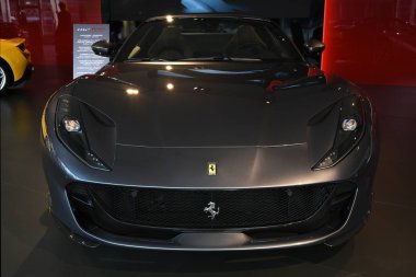 Mugello Pisti, 25 Ekim 2019: Ferrari modeli 812 Gts Finali Mondiali Ferrari 2019 sırasında İtalya 'daki Mugello Pisti' nde sergilenmektedir..