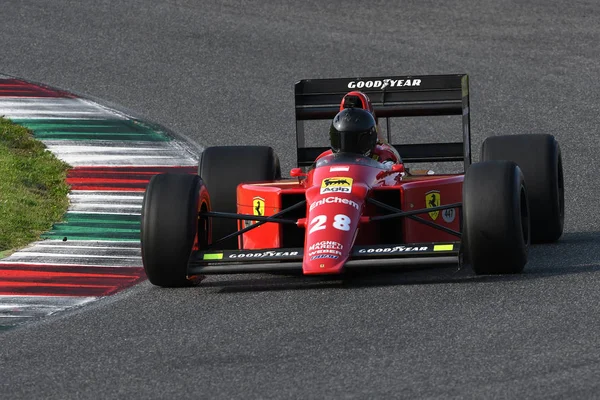 Mugello Circuit Října 2019 Historic 1989 Ferrari F189 Gerhard Berger — Stock fotografie