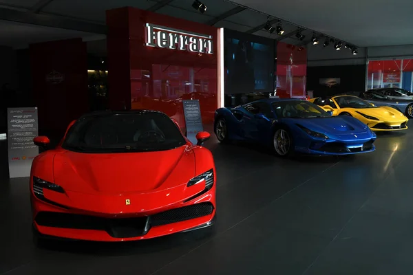 Circuito Mugello Outubro 2019 Ferrari Sf90 Stradale Exibição Durante Finali — Fotografia de Stock