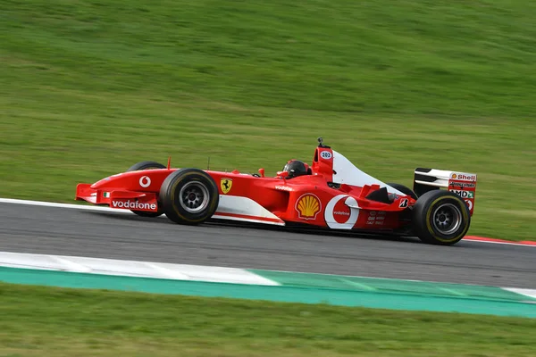 Mugello Října2019 Ferrari Model F2003 Akci Mugello Circuit Itálii Během — Stock fotografie