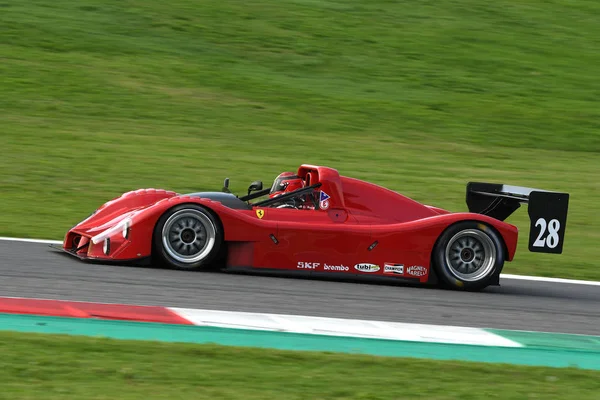 Mugello Outubro 2019 Ferrari Histórico 333Sp Ação Circuito Mugello Durante — Fotografia de Stock