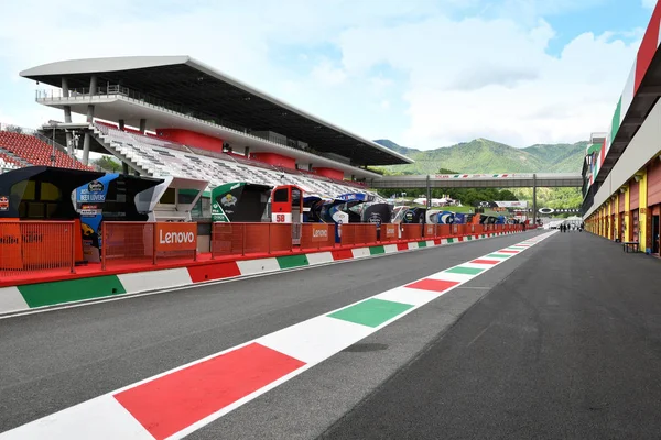 Scarperia Mugello Itálie Května Mugello Itálie Května Podrobnosti Infrastruktuře Okruhu — Stock fotografie