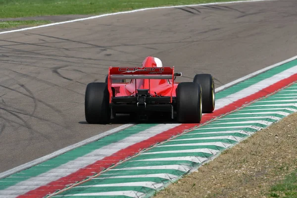 Imola Mai 2018 Des Inconnus Roulent Avec Une Voiture Formule — Photo