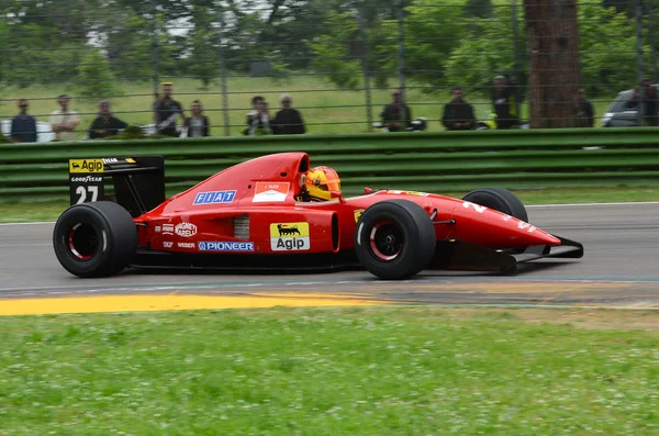 Maio 2018 Corrida Desconhecida Com Histórica Ferrari Car Modelo F92A — Fotografia de Stock