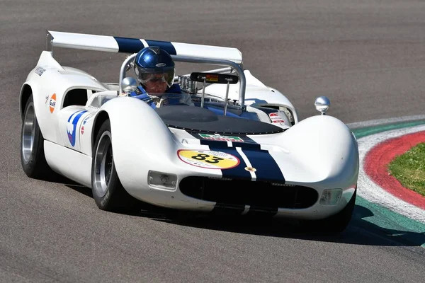 Imola April 2019 Historical Mclare M1C Can Am年1967がイタリアのImola Circuitで開催されました — ストック写真