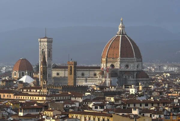 Catedral Santa Maria Del Fiore Vista Piazzale Michelangelo Florença Itália — Fotografia de Stock