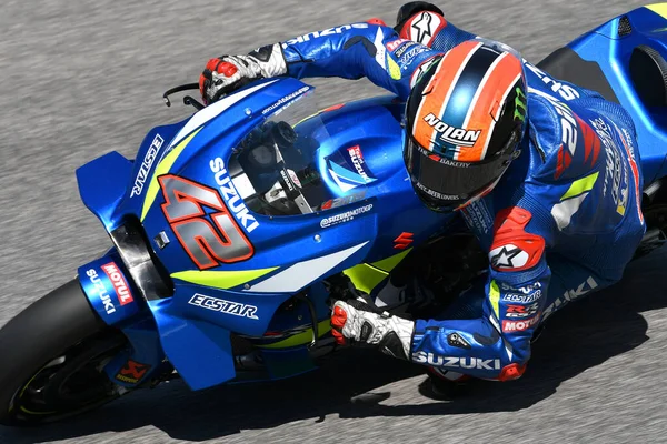 Mugello Talya Haziran Spanyol Suzuki Ecstar Takımı Binicisi Alex Rins — Stok fotoğraf