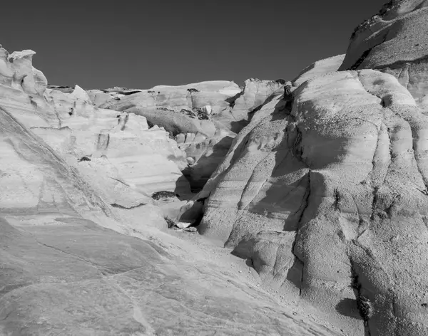 Yunanistan 'ın Milos Adası' ndaki Sarakiniko Plajı