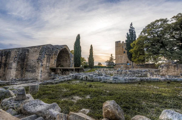 Średniowieczny zamek Kolossi Limasso, Cypr — Zdjęcie stockowe