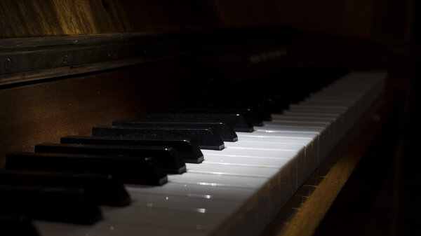 Piano keys music