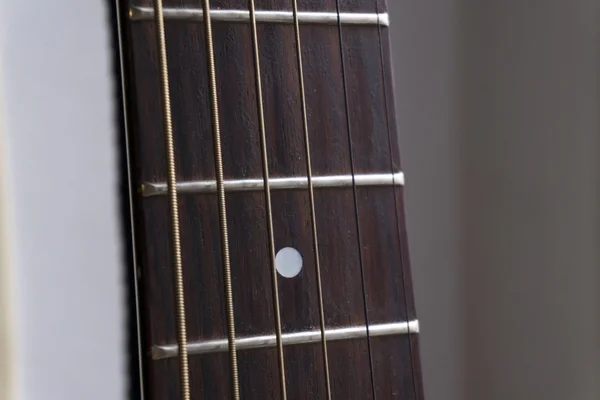 Corda de guitarra, fingerboard — Fotografia de Stock