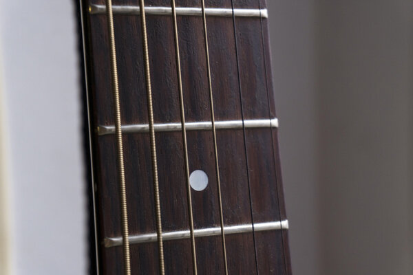 Guitar string, fingerboard, acoustic
