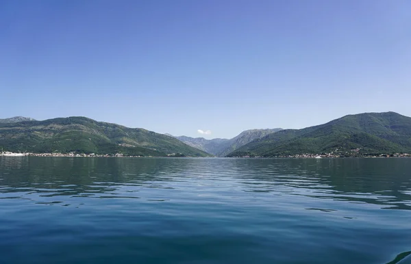 Bokakotorska Bay Deniz Yat orman ve dağlar