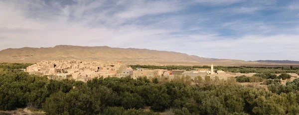 古老的村庄 Ghazouane 附近 Talsint，摩洛哥 — 图库照片