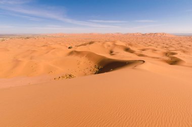 Dunes Erg Chebbi Çölü, Sahara, Merzouga, Fas