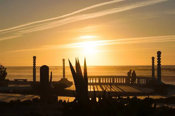 Son güneş ışığı Aglou Plage, Fas Beach'i vurdu