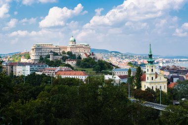 Budapeşte, Macaristan 'daki Buda kalesi