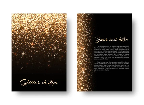 Bling Hintergrund mit glitzernden Lichtern — Stockvektor