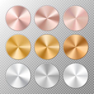Conical metal gradients clipart