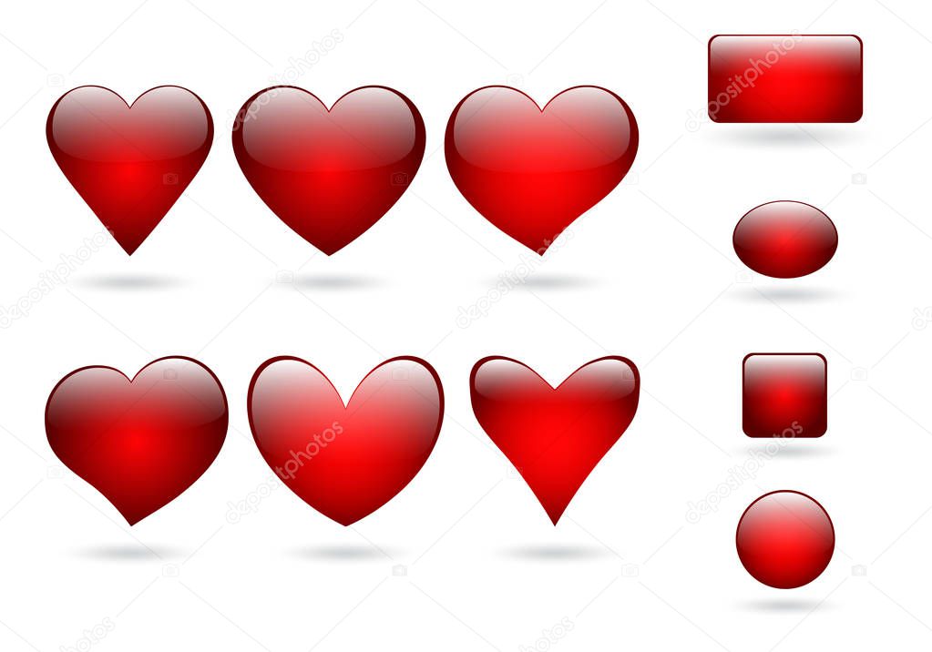 Collection volume icon hearts