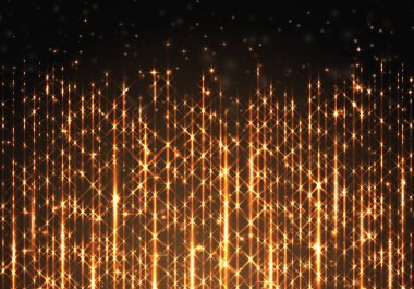 Altın ışık ışınları ile sınır