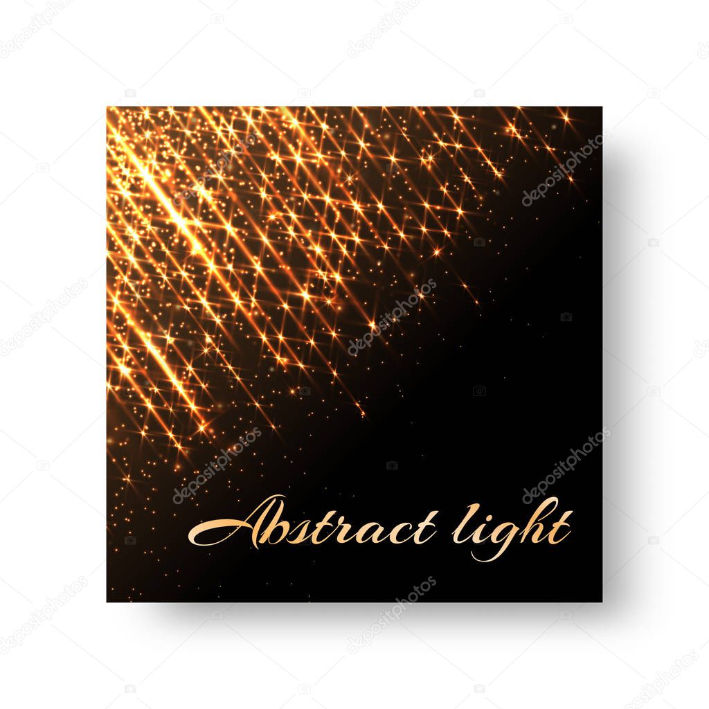 Greeting card with flickering light