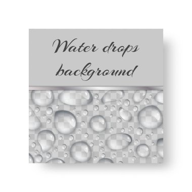 Su damlaları ile davet