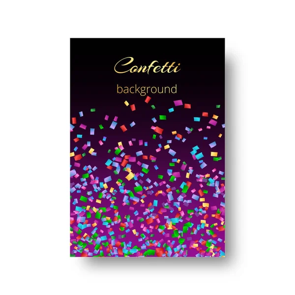 Katalog kapak tasarımı ile konfeti