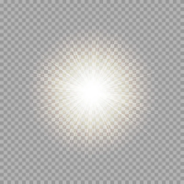 Efecto de luz explosiva — Archivo Imágenes Vectoriales