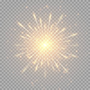 Altın parlak havai fişek