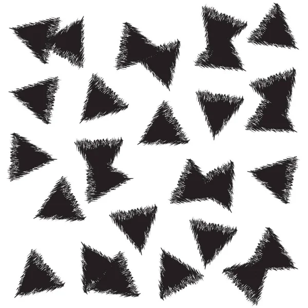 Oändlig konst med trianglar — Stock vektor