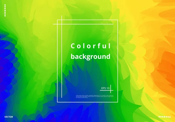 Heller Holografischer Hintergrund Mit Farbtupfern Für Die Gestaltung Von Postern — Stockvektor