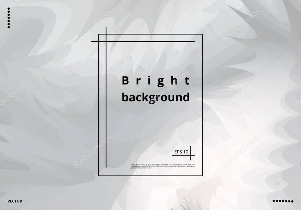 Bright monochrome abstract background for design of cards, invitations and greetings. Vector illustratio