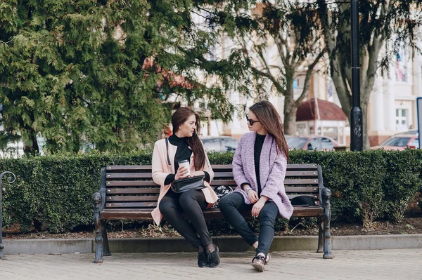 Beautiful young models — Stock Photo, Image