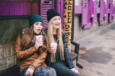 güzel moda kızlar açık