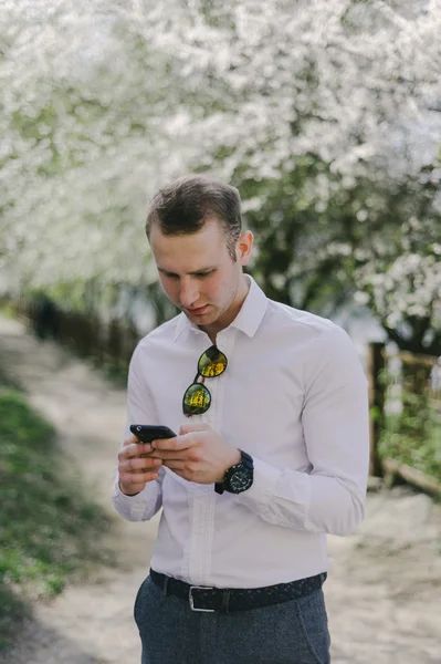 Mannen på gatan — Stockfoto