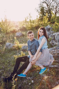 doğa üzerinde çift