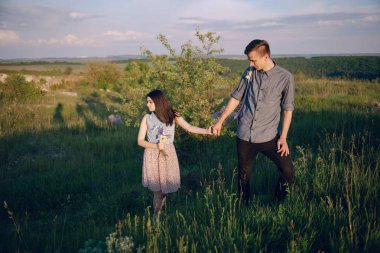 doğa üzerinde çift