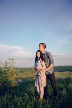 doğa üzerinde çift