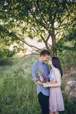 doğa üzerinde çift