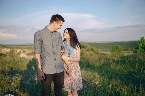 doğa üzerinde çift