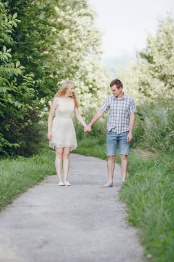 Birbirine aşık çift