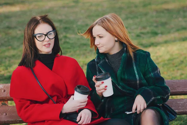 Dos chicas con gadget —  Fotos de Stock