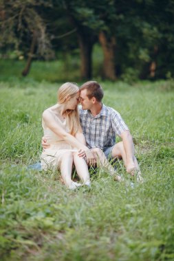 Birbirine aşık çift