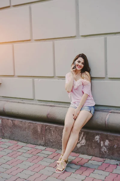 Mädchen beim Make-up — Stockfoto