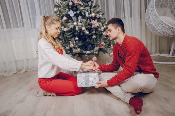 sevgi dolu çift Noel ağacı süsleme