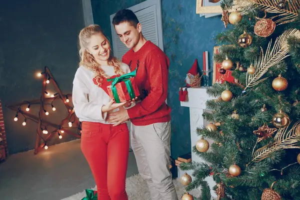 sevgi dolu çift Noel ağacı süsleme